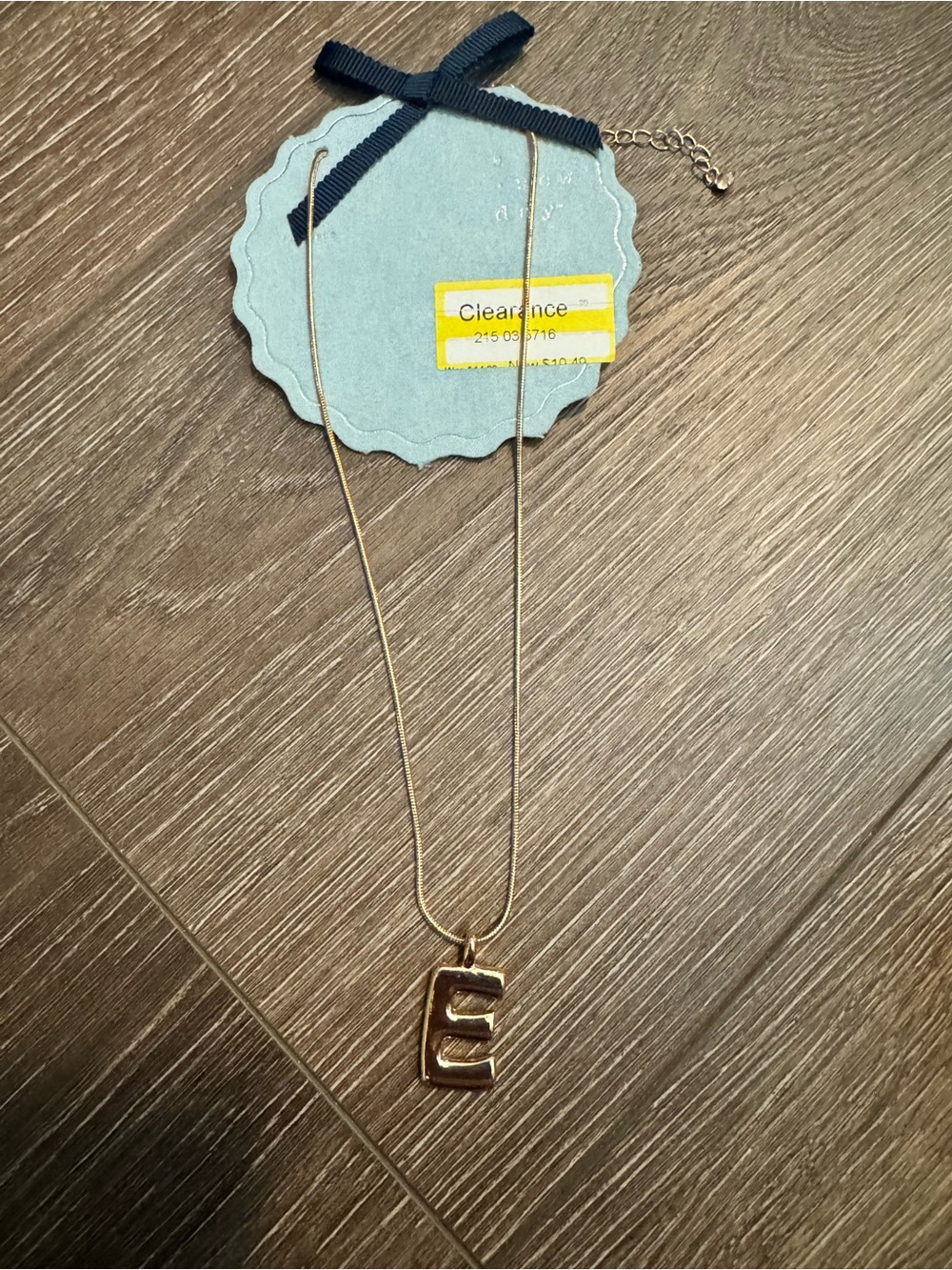 Gold Letter 'E' Pendant Necklace - Initial Charm, a New Day Target brand